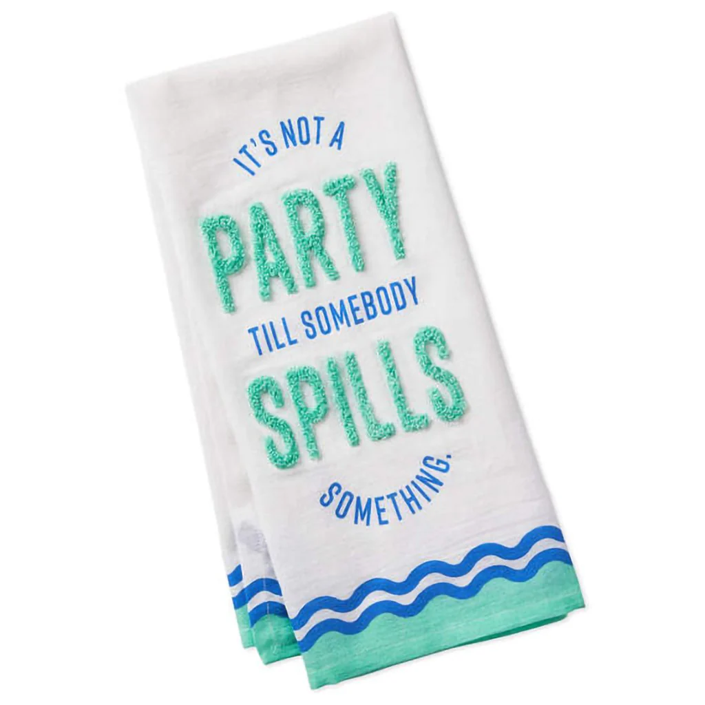 Hallmark : Funny Party Tea Towel, 18x26