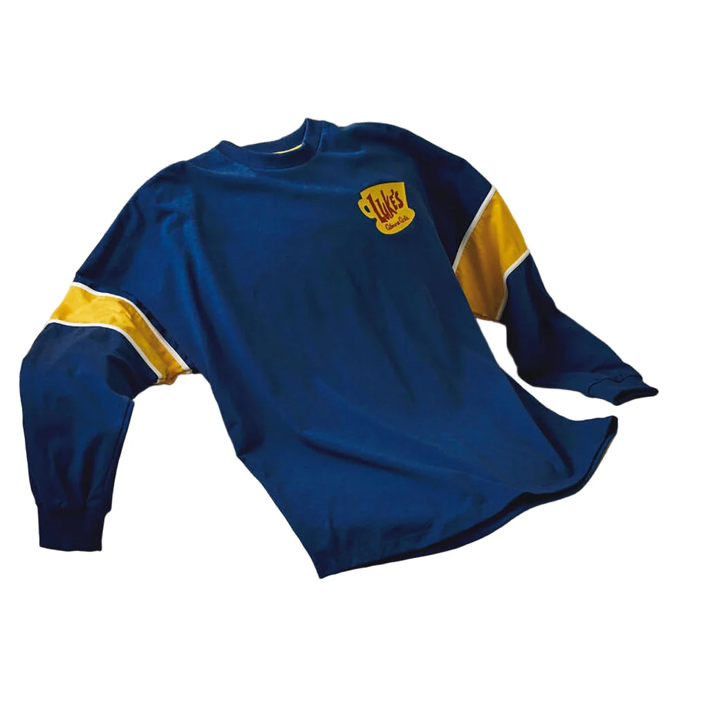 Hallmark : Gilmore Girls Luke's Diner Logo Blue Long-Sleeve Spirit Shirt