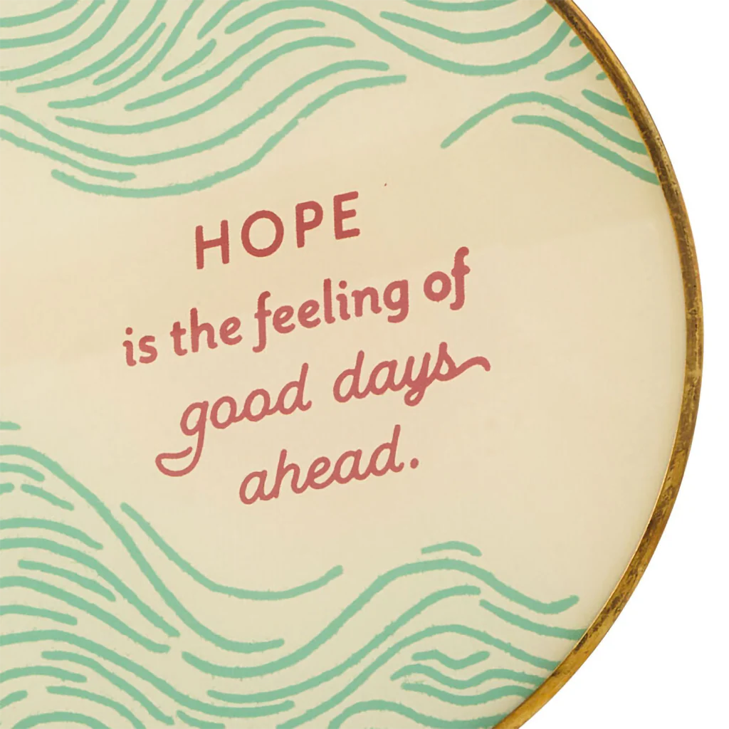 Hallmark : Hope Quote Hanging Glass Sentiment - Image 3