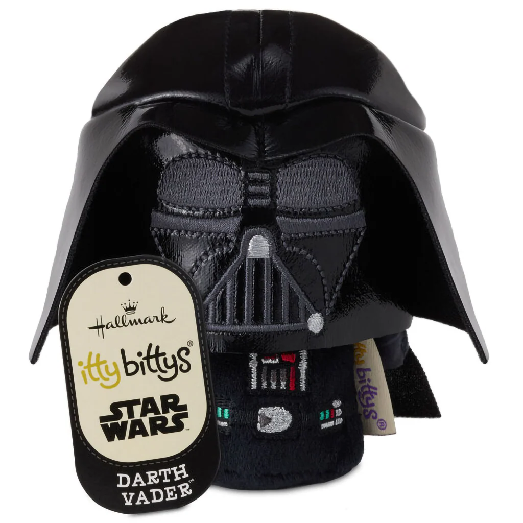 Hallmark : itty bittys® Star Wars™ Darth Vader™ Plush With Removable Helmet - Image 3