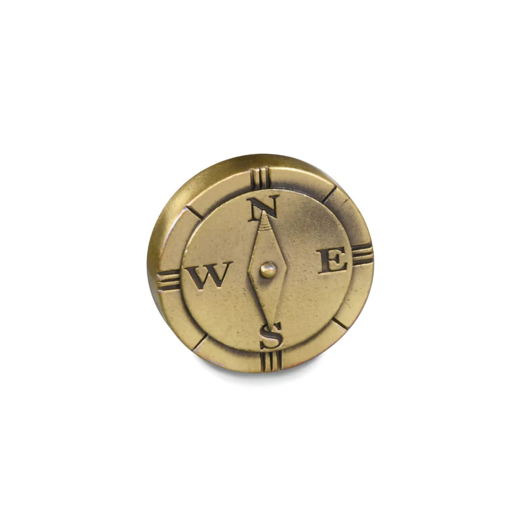 Hallmark : Keep Going Compass Metal Pocket Token