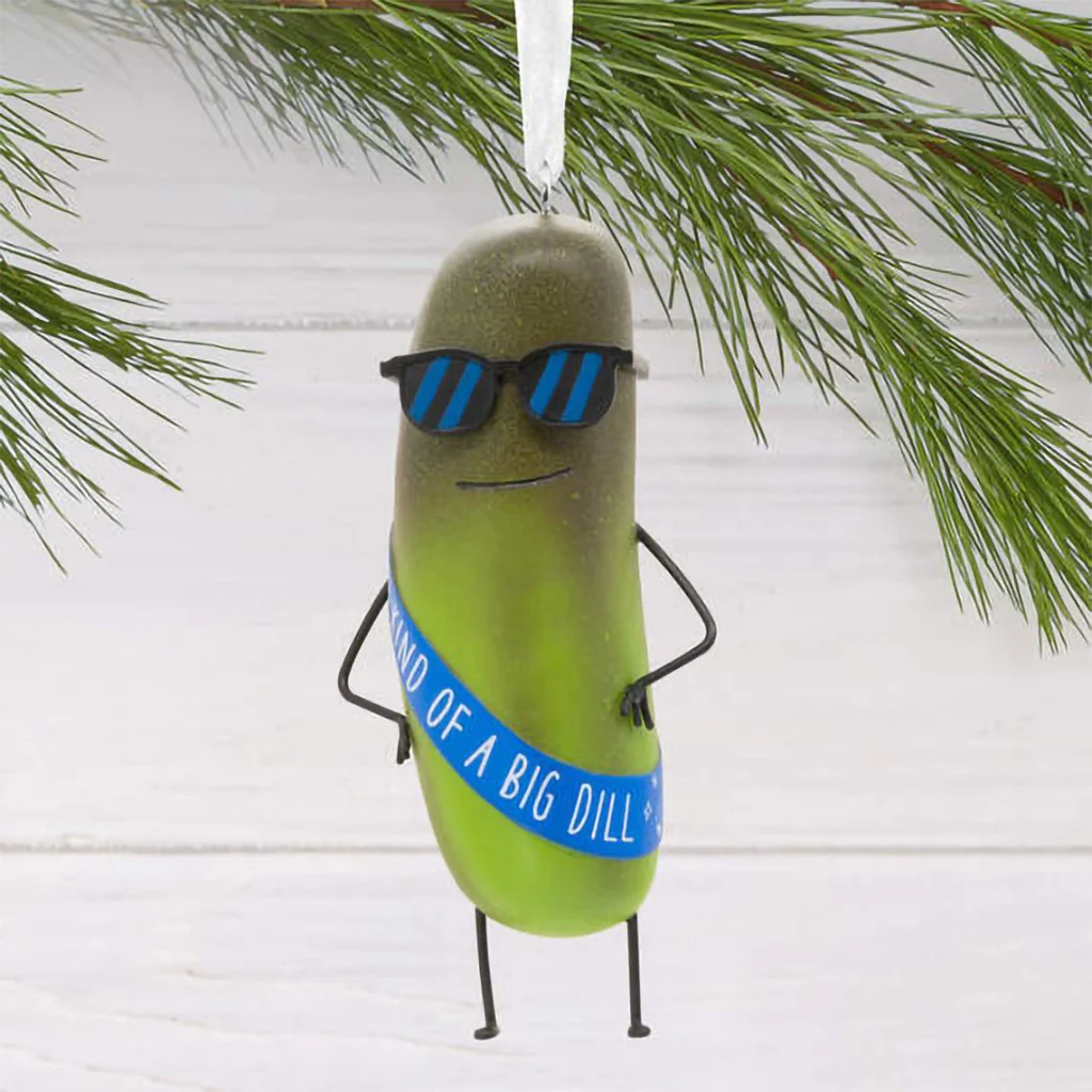 Hallmark : Kind of a Big Dill Pickle Hallmark Ornament