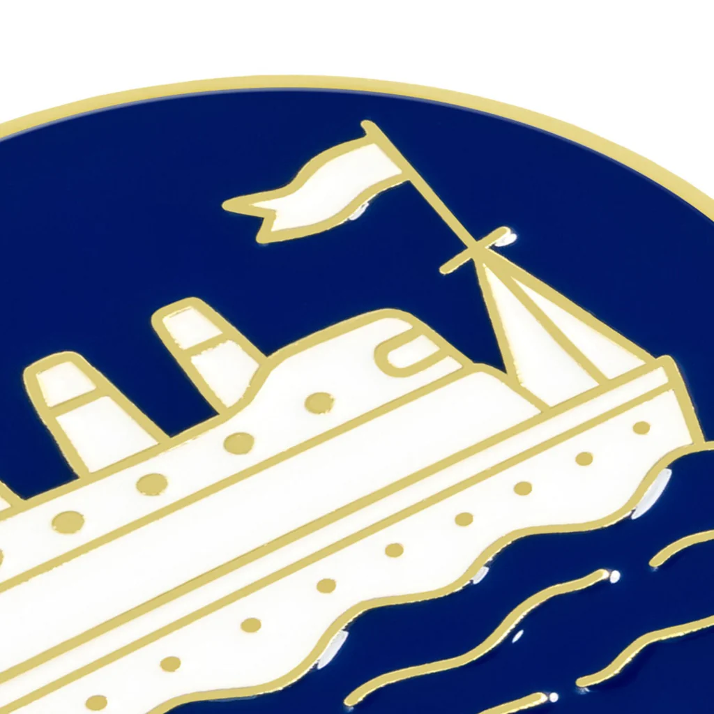 Hallmark : Love You a Ship Ton Boat Metal Pocket Token - Image 2