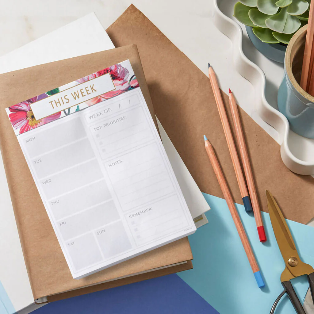 Hallmark : Lush Floral Prompted Note Pad - Image 5