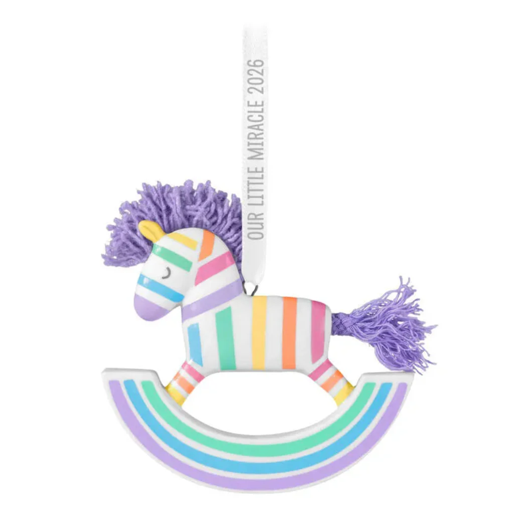 Hallmark : 2026 Keepsake Our Little Miracle Porcelain and Fabric Ornament (232) - Image 2