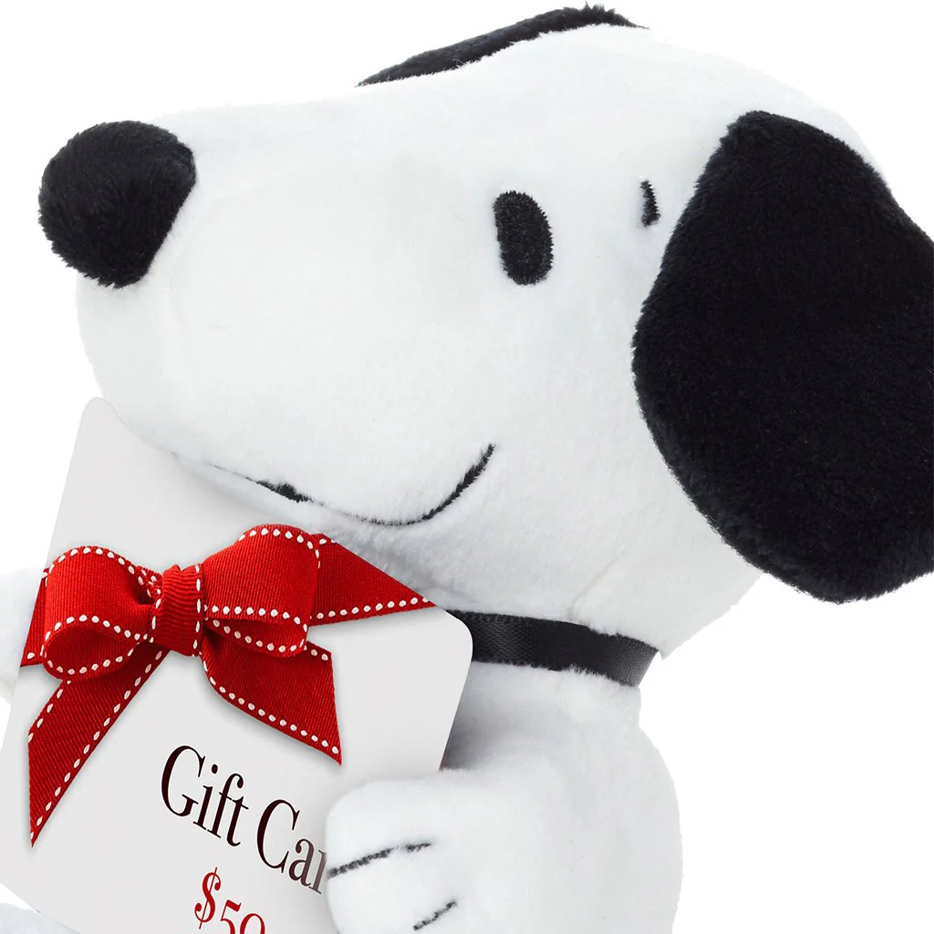 Hallmark : Peanuts® Snoopy Plush Gift Card Holder, 4.2" - Image 4