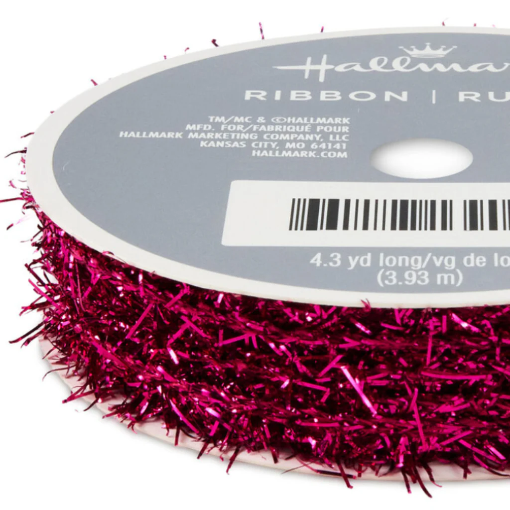 Hallmark : Pink Sparkle Ribbon, 12.9'
