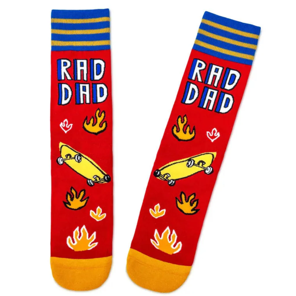 Hallmark : Rad Dad Novelty Crew Socks - Image 3