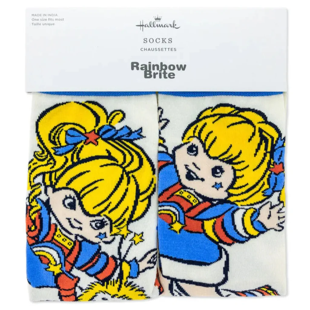 Hallmark : Rainbow Brite and Twink Novelty Crew Socks