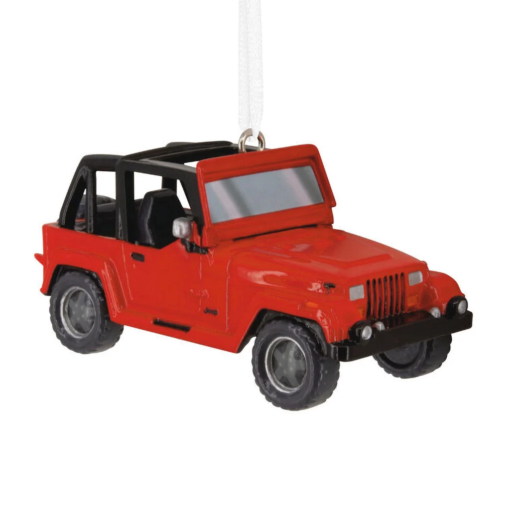 Hallmark : Red 1992 Jeep® Wrangler Hallmark Ornament