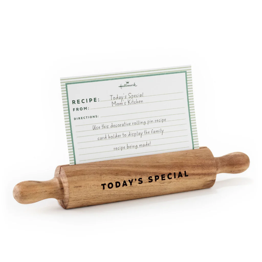 Hallmark : Rolling Pin Recipe Card Holder