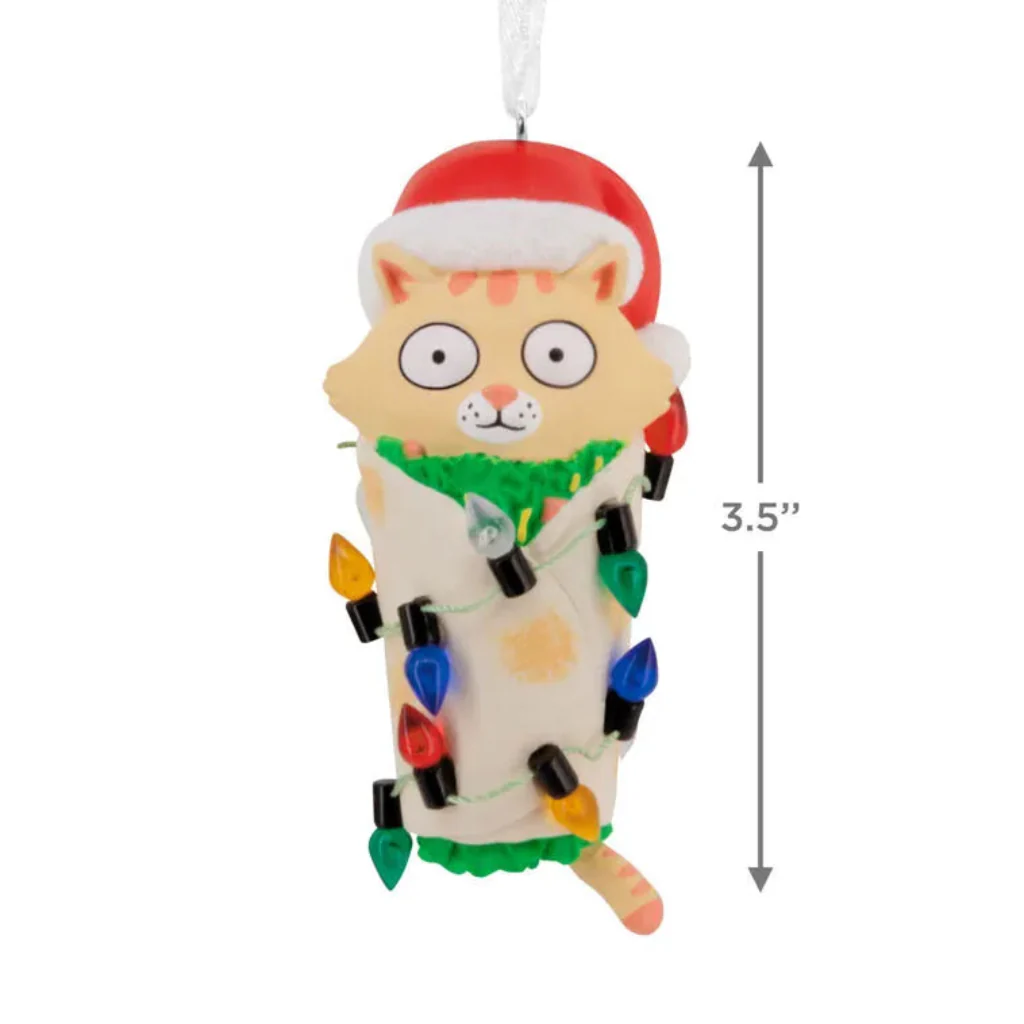 Hallmark : Shoebox -Cat Purrito Hallmark Ornament - Image 2