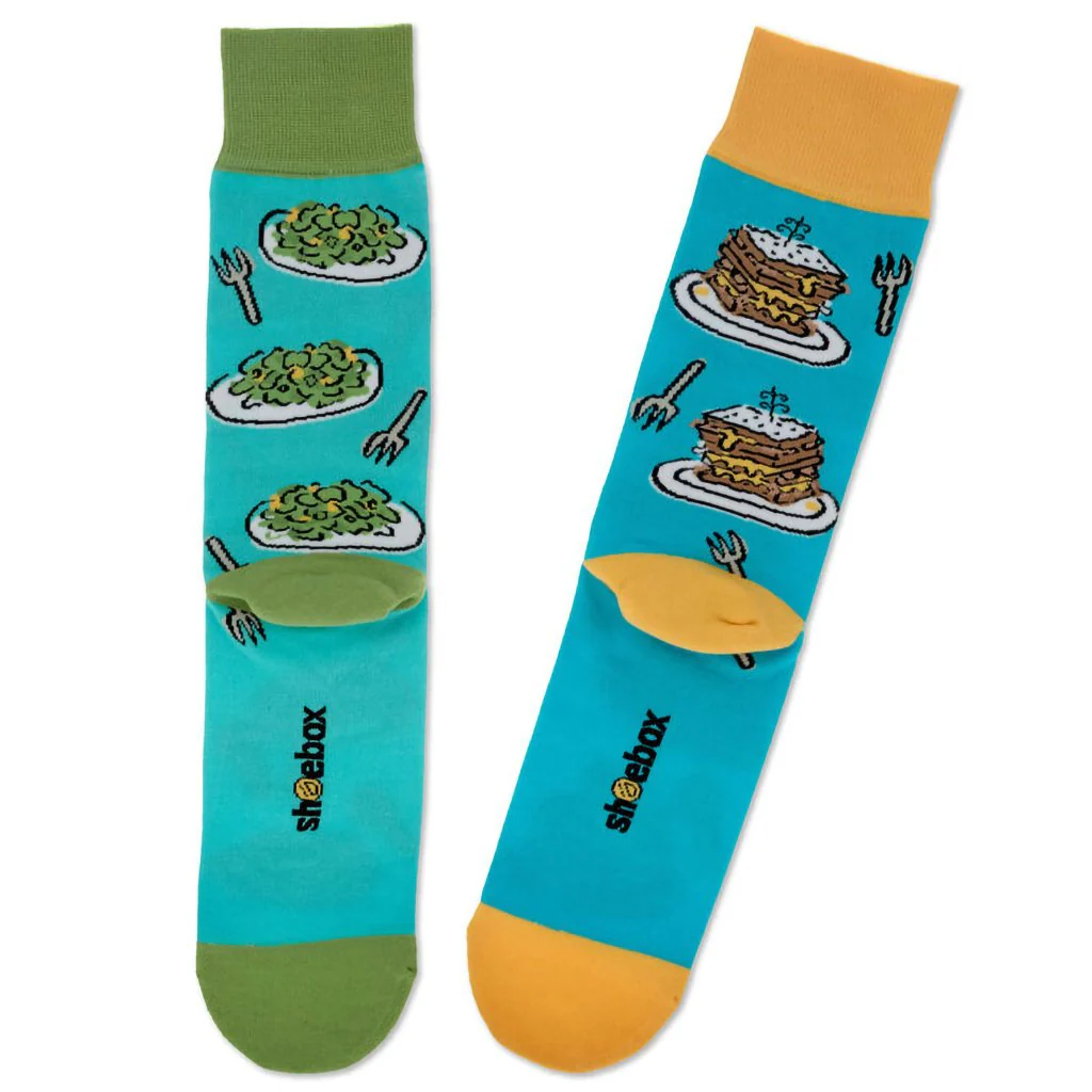 Hallmark : Shoebox Monday vs. Friday Funny Crew Socks - Image 2