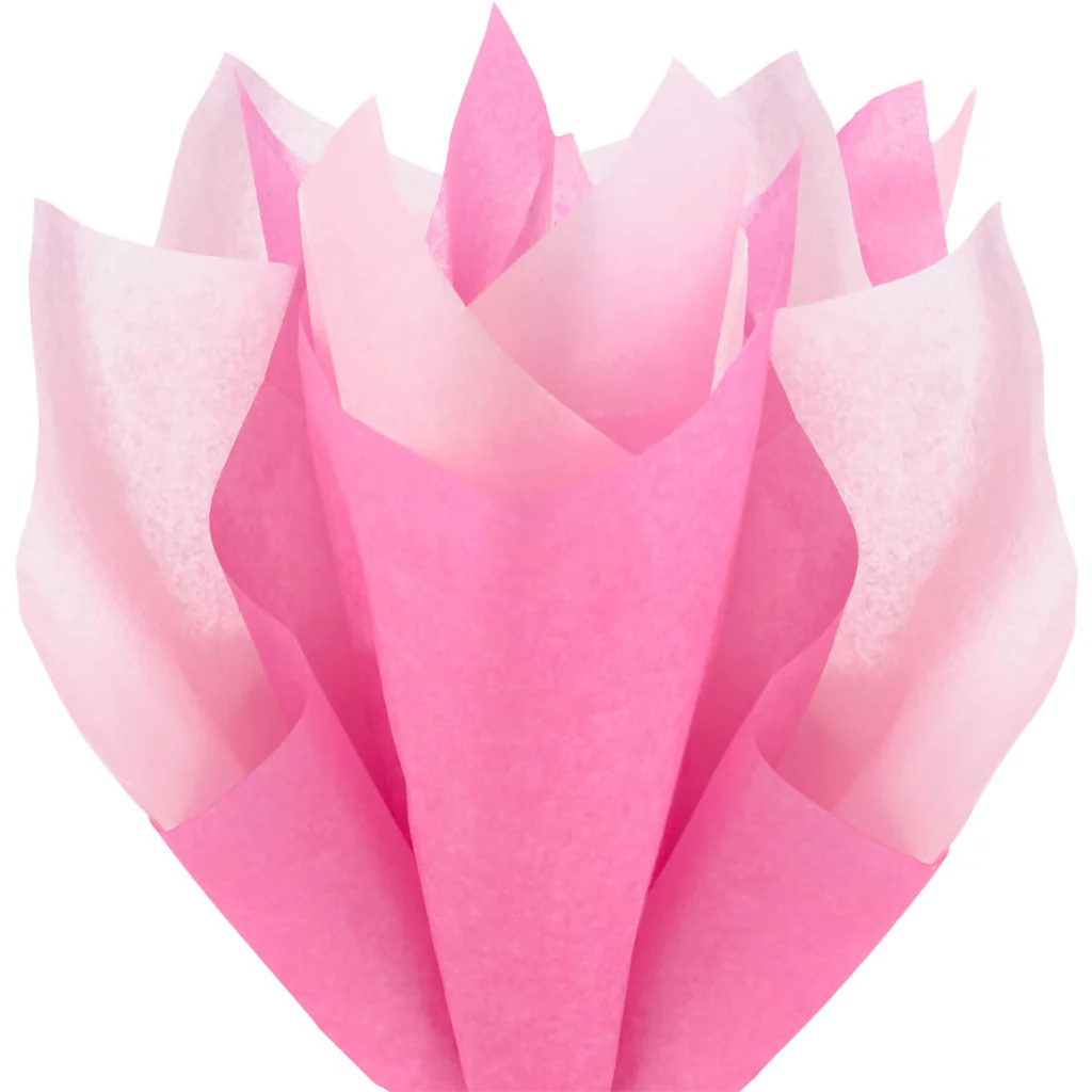 Hallmark : Solid Hot Pink/Medium Pink 2-Pack Tissue Paper, 6 sheets - Image 2