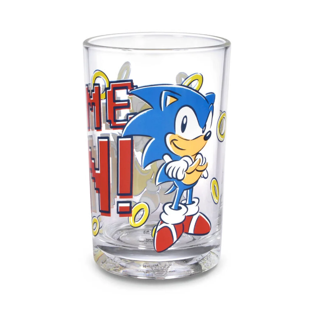 Hallmark : SEGA Sonic the Hedgehog™ and Tails Collectible Drinking Glass, 13.5 oz.
