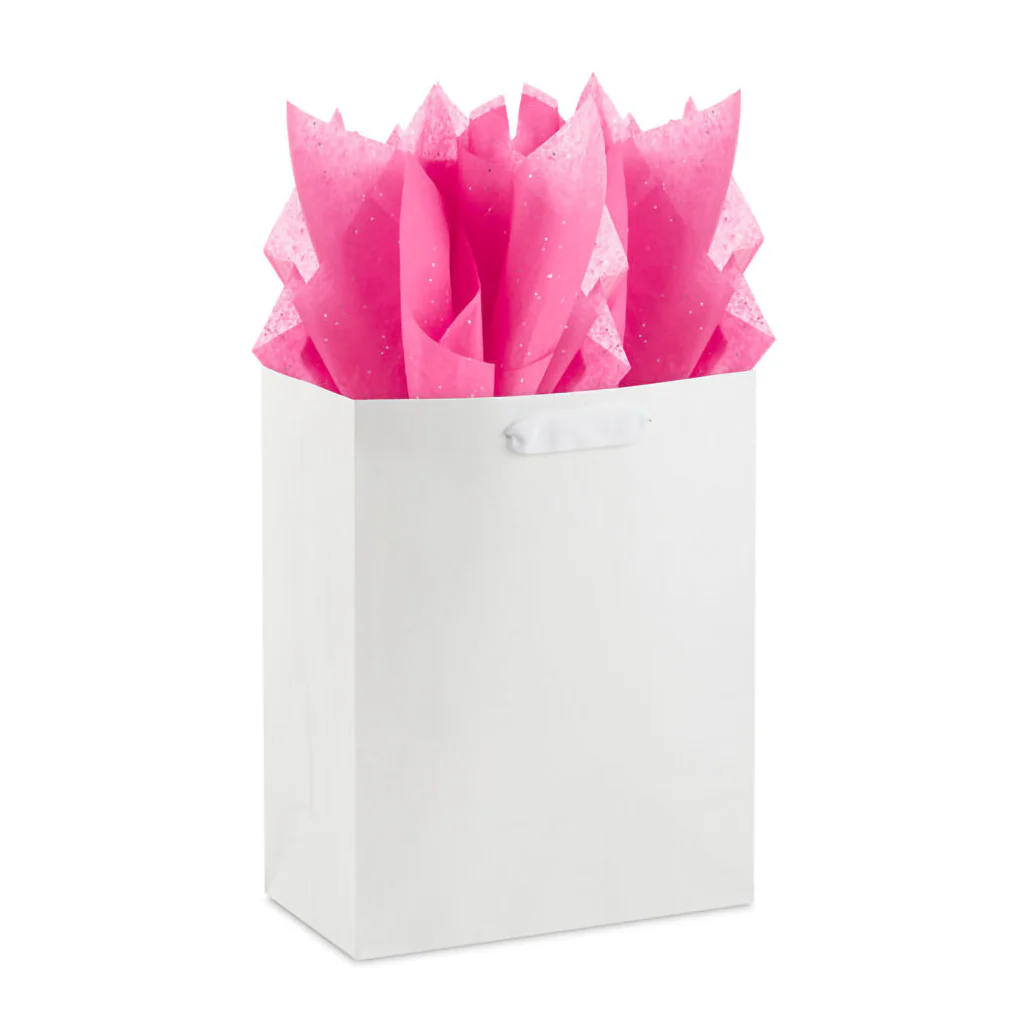 Hallmark : Sparkling Dots on Hot Pink Tissue Paper, 6 sheets - Image 4