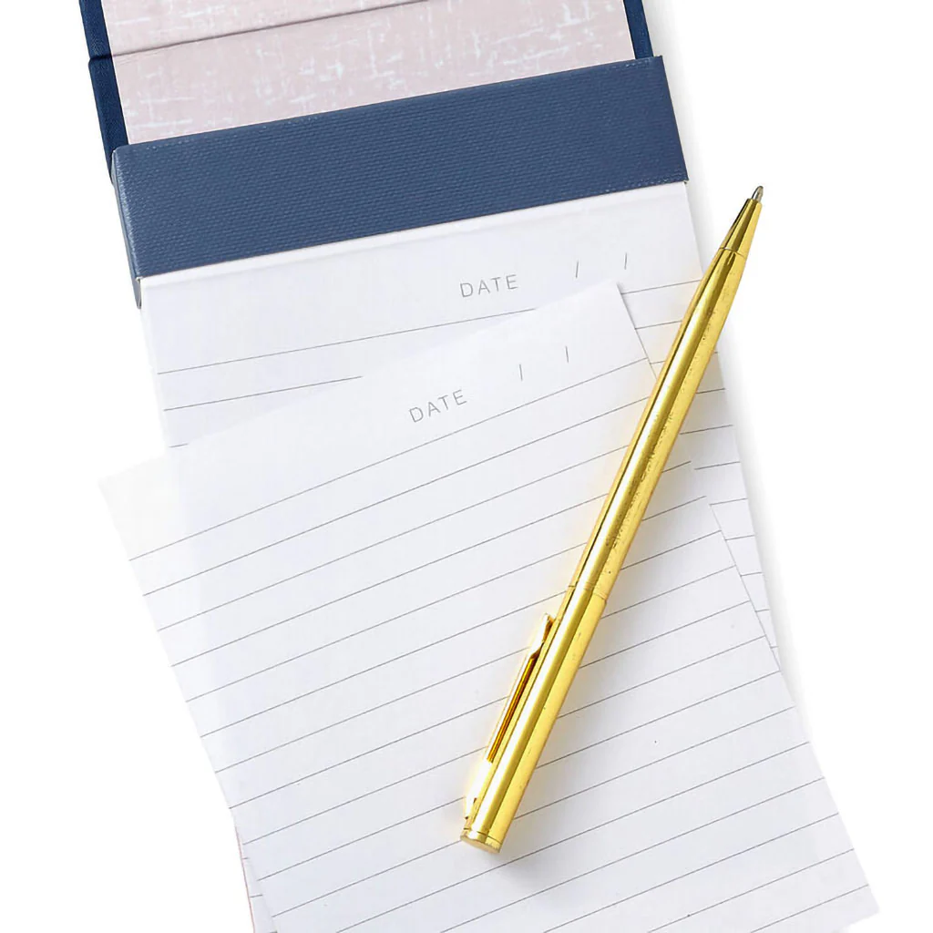 Hallmark : Sumptuous Floral Fabric Covered Small List Pad - Image 2