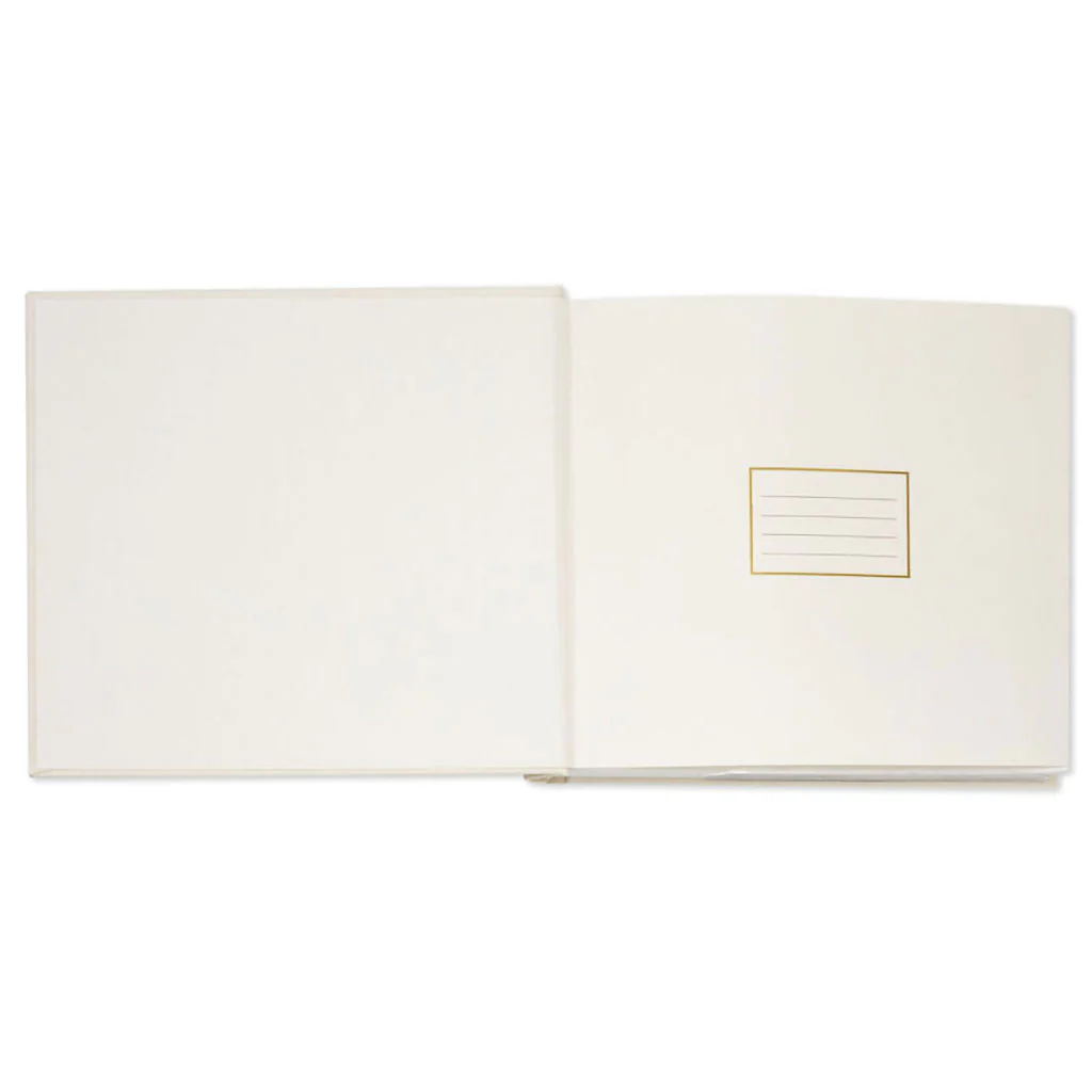 Hallmark : Today, Tomorrow, Always Gold on Cream Linen Photo Album - Image 5