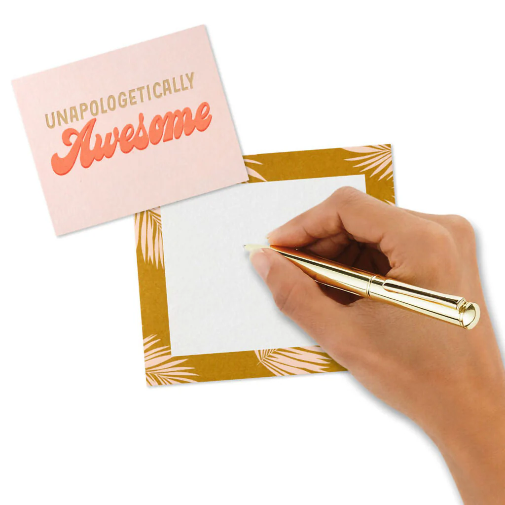 Hallmark : Tropical Garden Memo Cube With Note Pads and Note Cards - Image 2