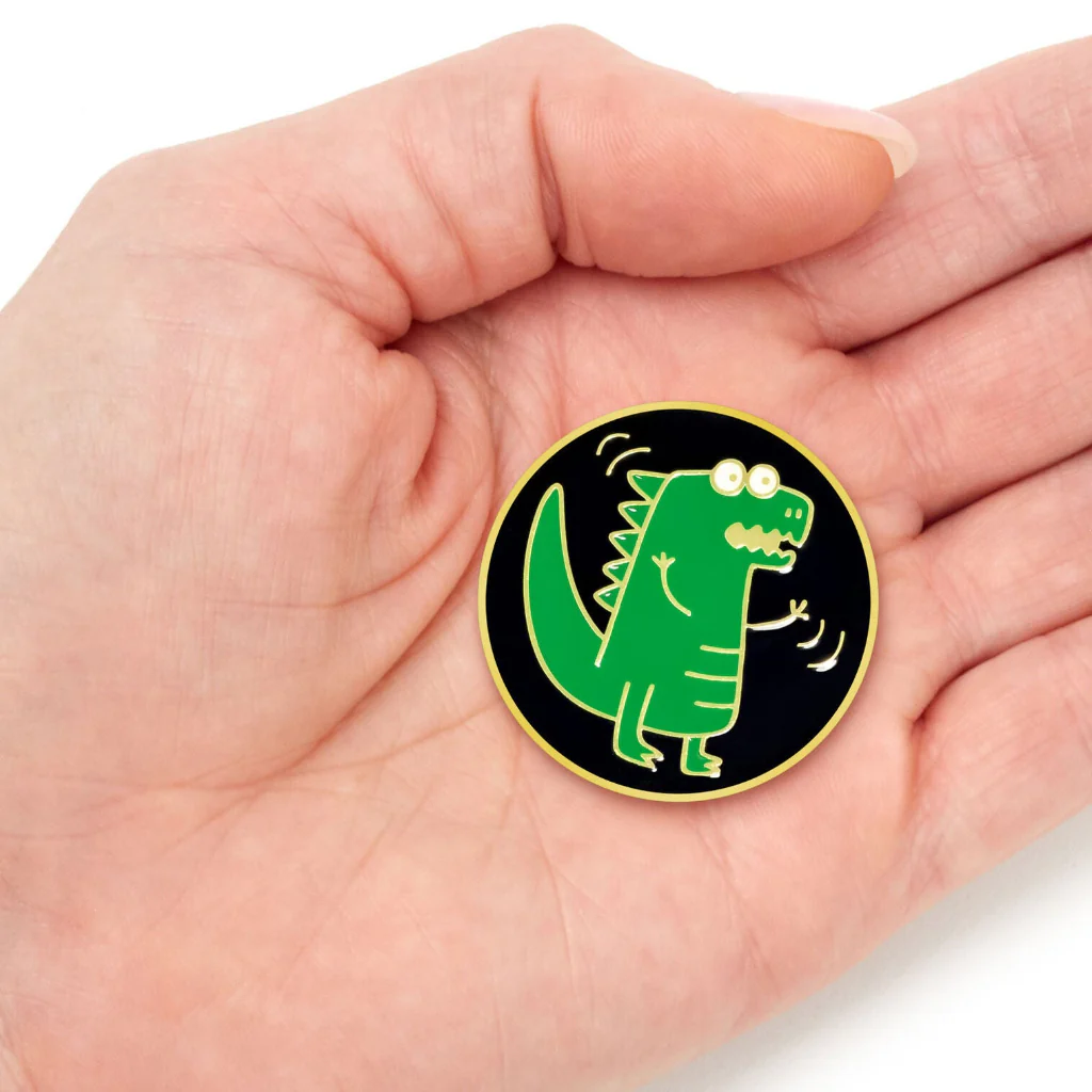 Hallmark : You're Not Extinct Yet T-Rex Metal Pocket Token - Image 5