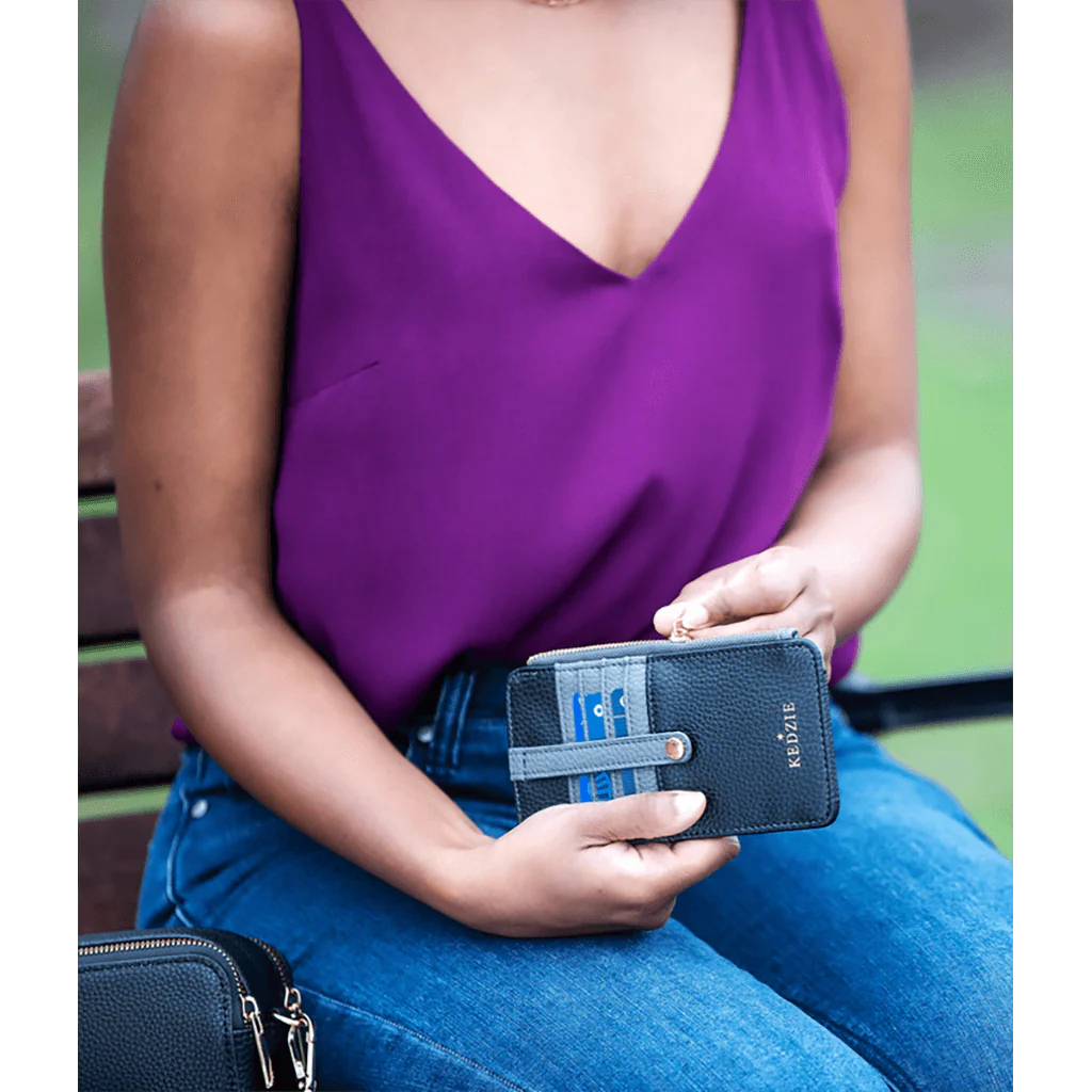 Kedzie : Essentials Only Zippered Wallet - Image 6