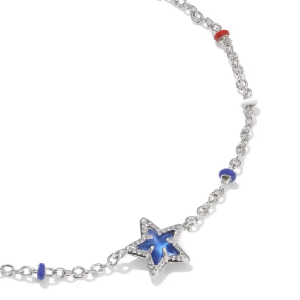 Kendra Scott : Mini Cassidy Silver Delicate Chain Bracelet - Image 2