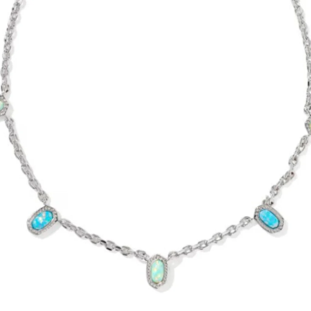 Kendra Scott : Mini Elisa Silver Strand Necklace - Image 2