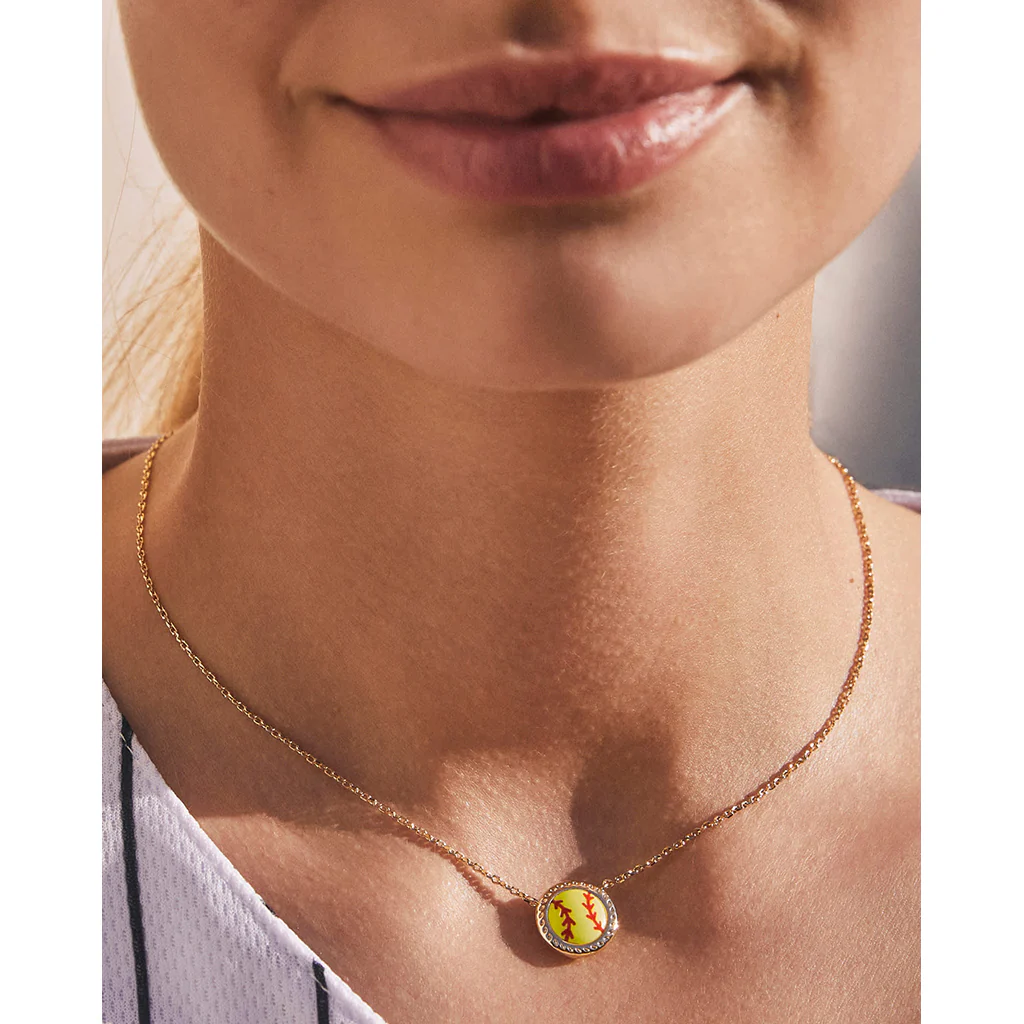 Kendra Scott : Softball Gold  Pendant Necklace - Gold - Image 3