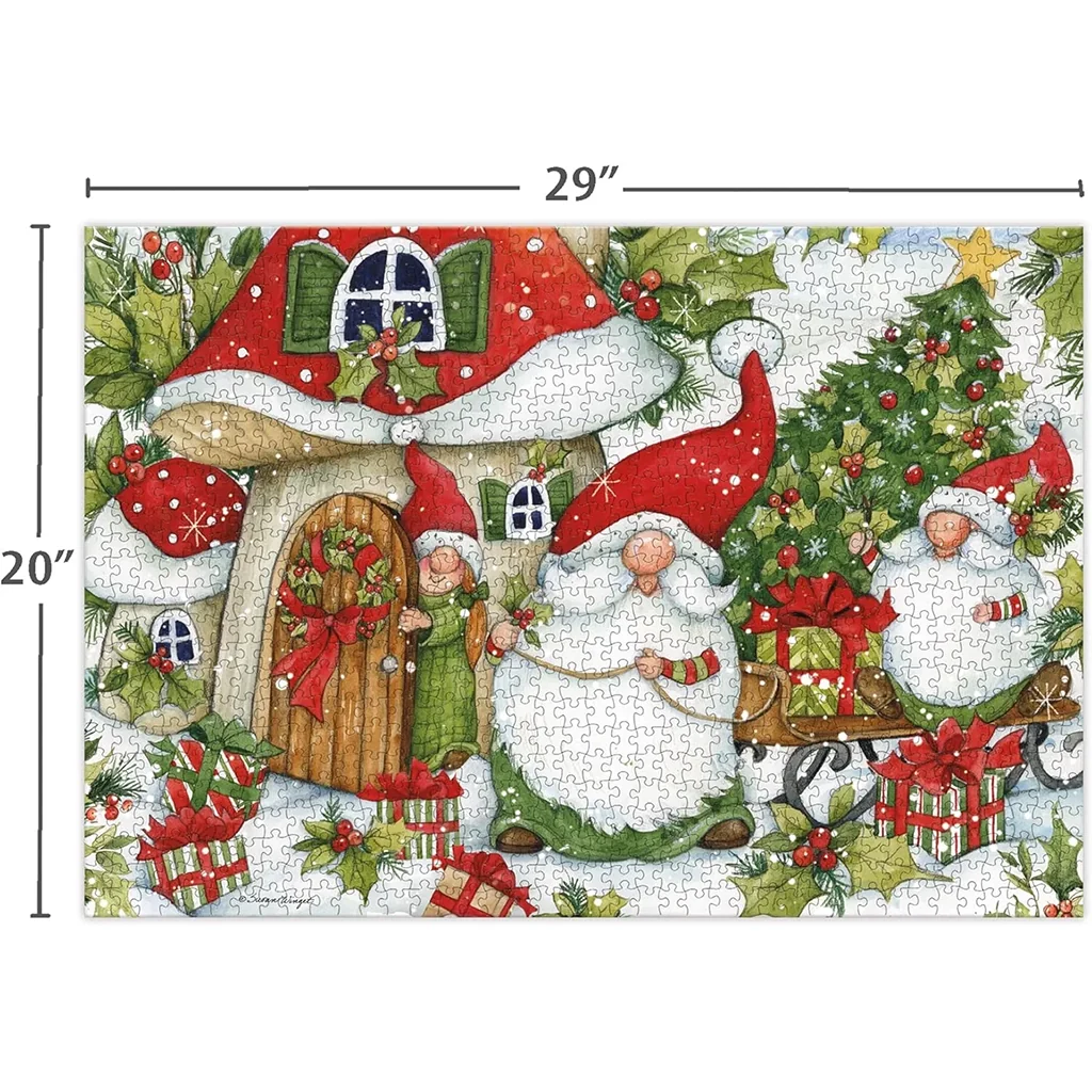 Lang : Holiday Gnomes 1000 Piece Puzzle - Image 3