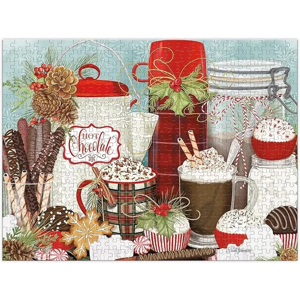 Lang : Cup of Hot Cocoa 500 Pieces Puzzle - Image 2
