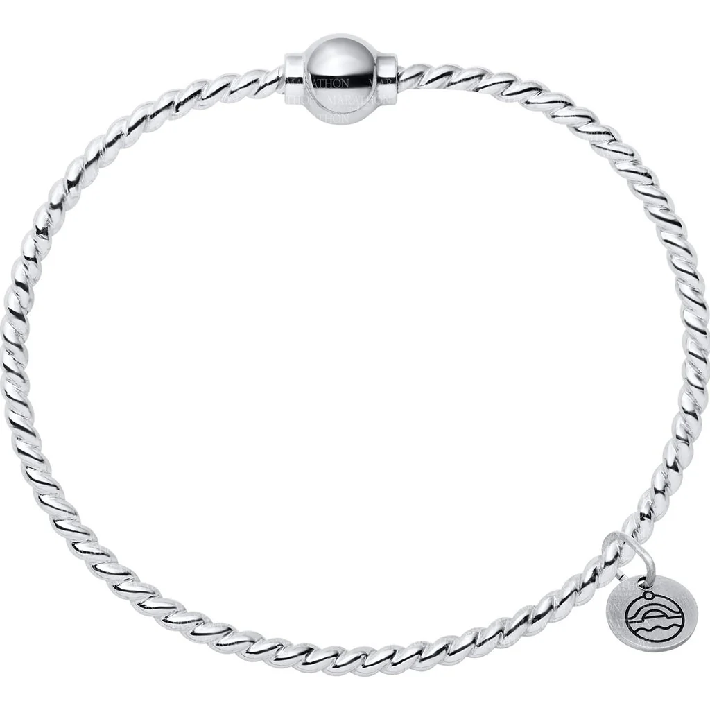 Cape Cod : Ball Twisted Bracelet - Silver