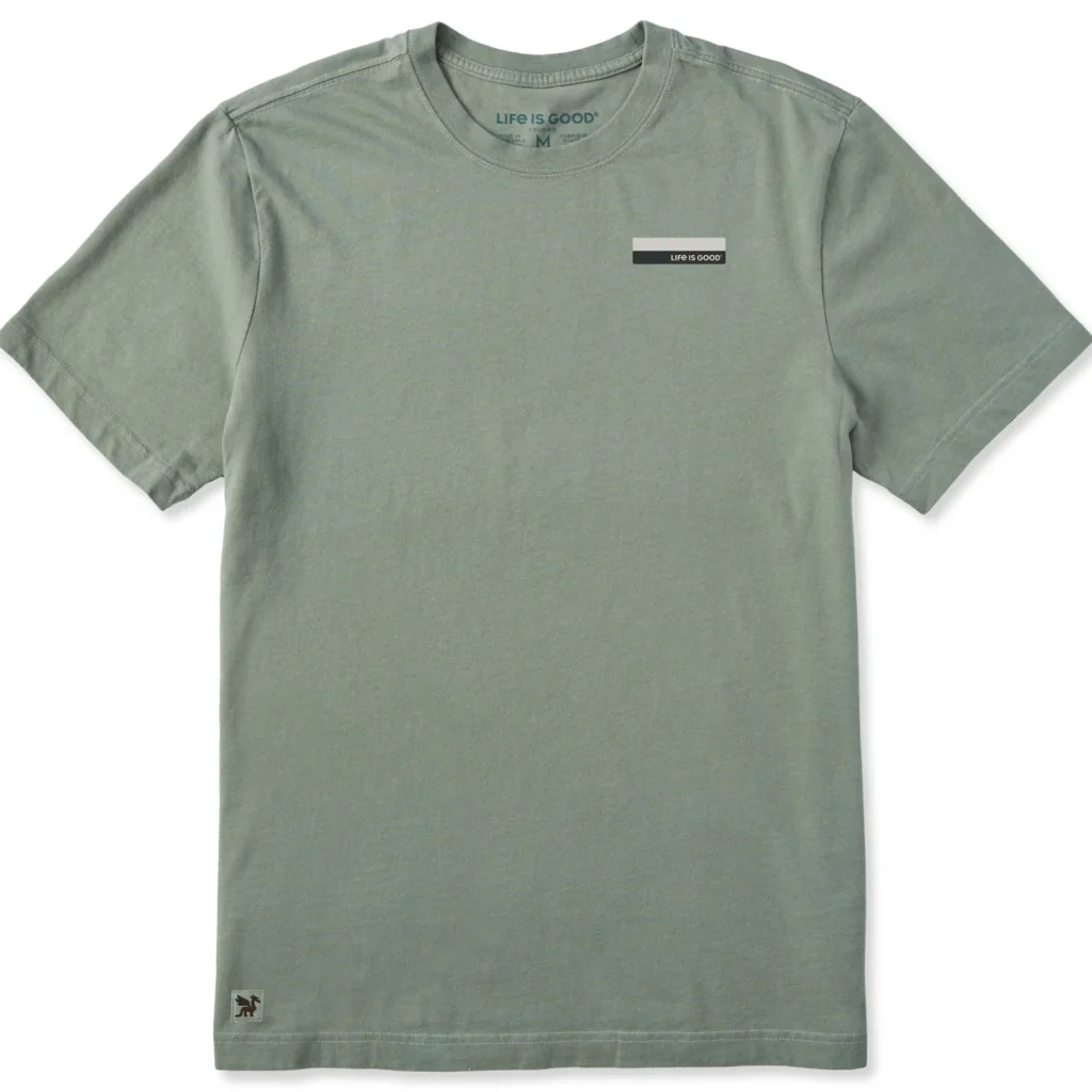 Life Is Good : Men's LIG Split Short Sleeve Crusher T-shirt