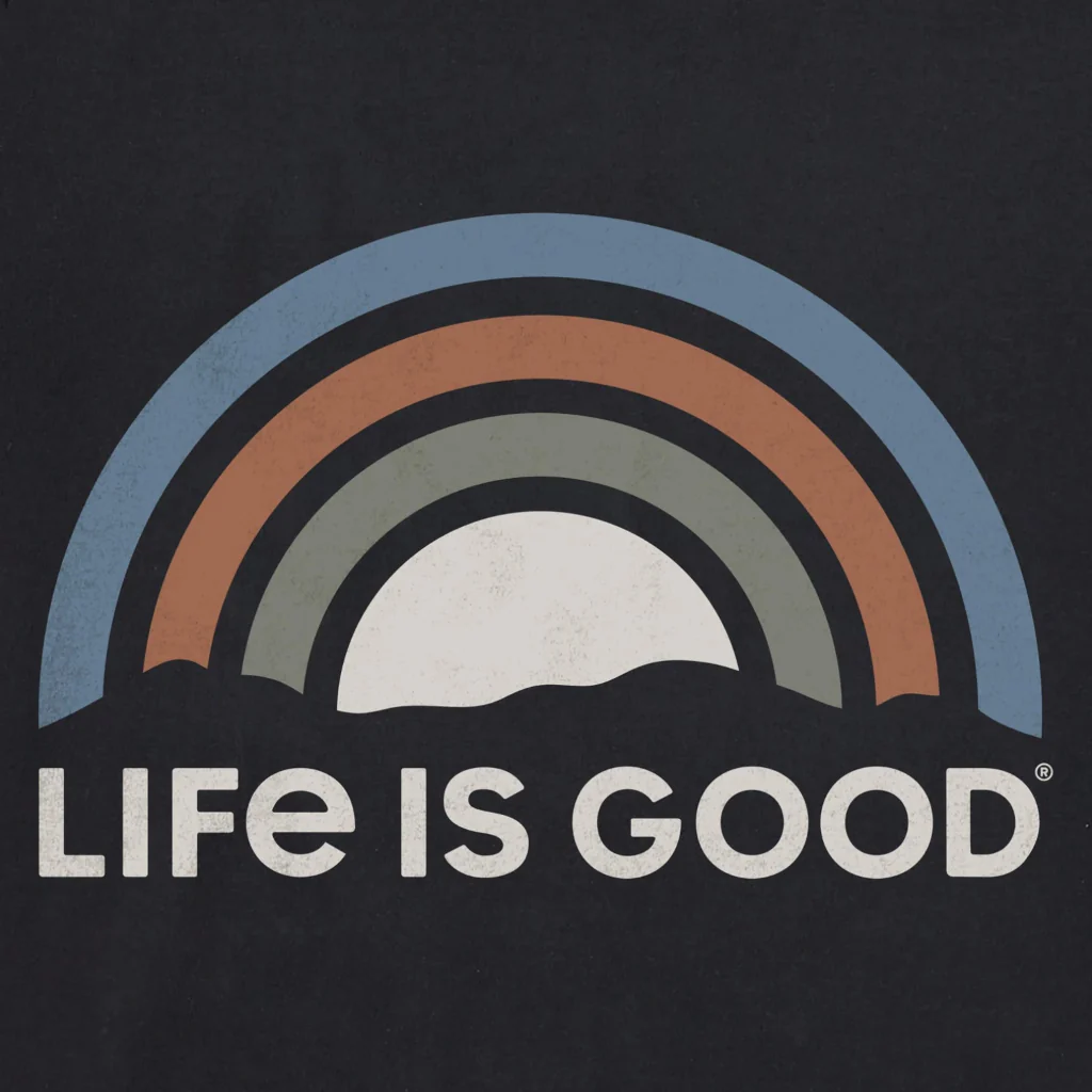 Life Is Good : Men's Mountains T- Shirt - Image 4