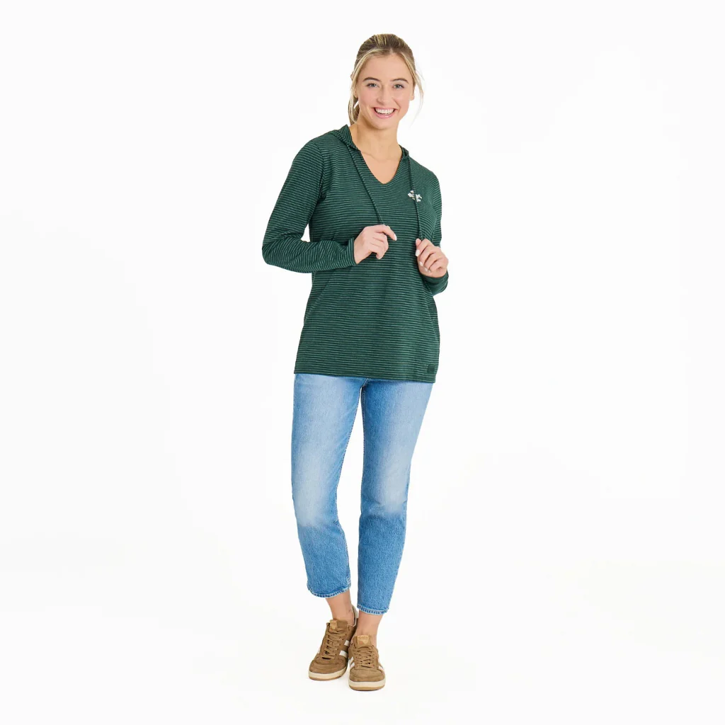 Life Is Good : Wildflowers Hooded Tee - Image 5