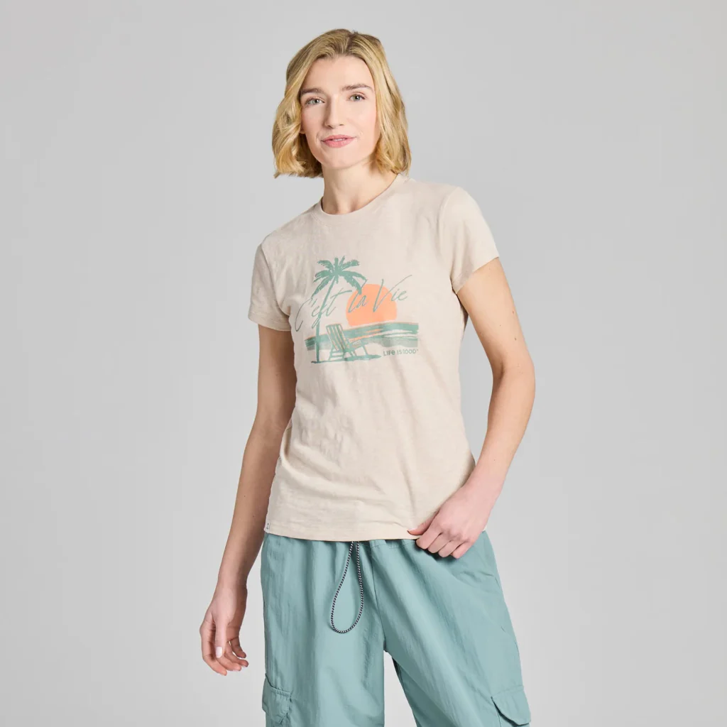 Life Is Good : Women's Cest La Vie T-Shirt