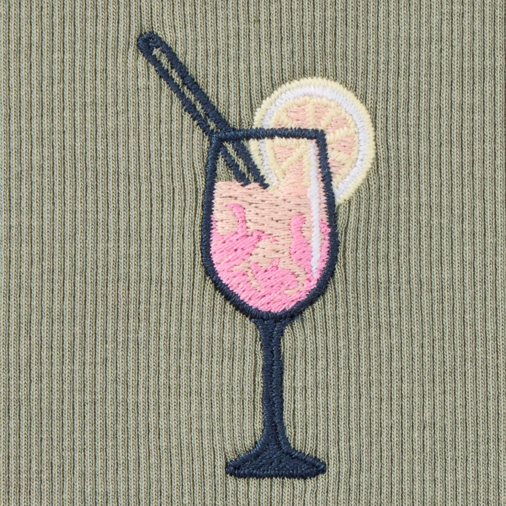 Life Is Good : Women's Embroidered Spritz Rib Tank - Image 3