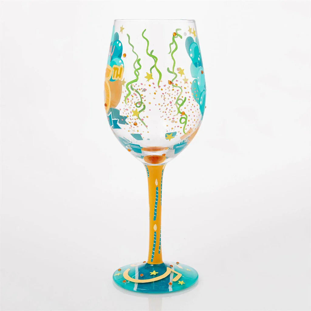 Lolita : Happy 65th Birthday Wine Glass - Image 2