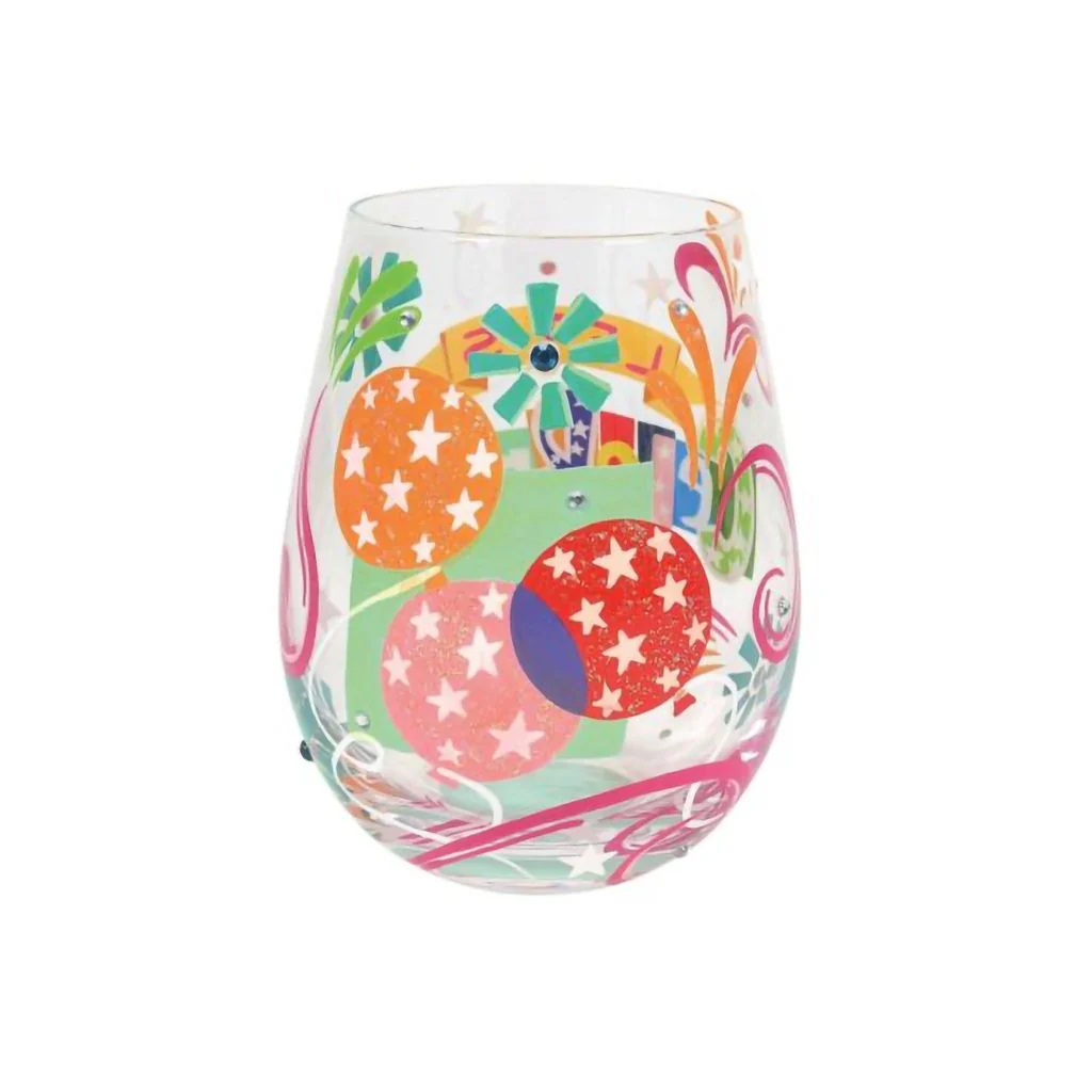 Lolita : Let's Celebrate Stemless Wine Glass - Image 3