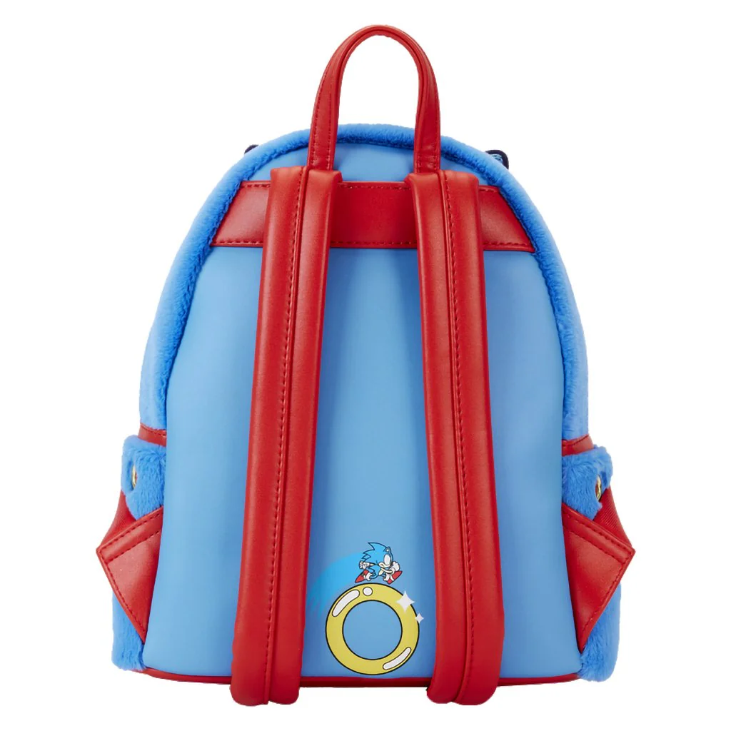 Loungefly : Sonic the Hedgehog Classic Cosplay Plush Mini Backpack - Image 3