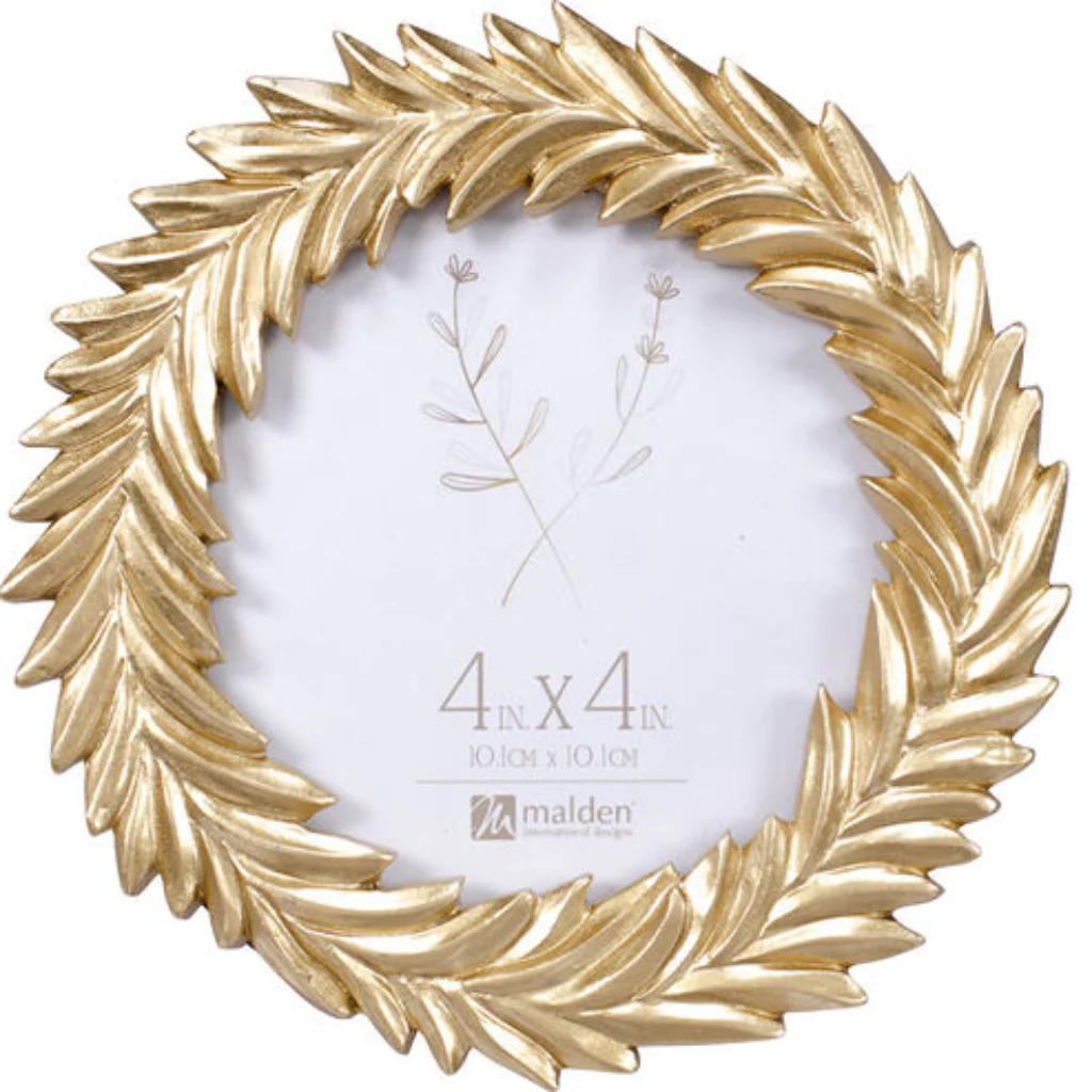 Malden : 4x4 Round Gold Leaf - Image 2
