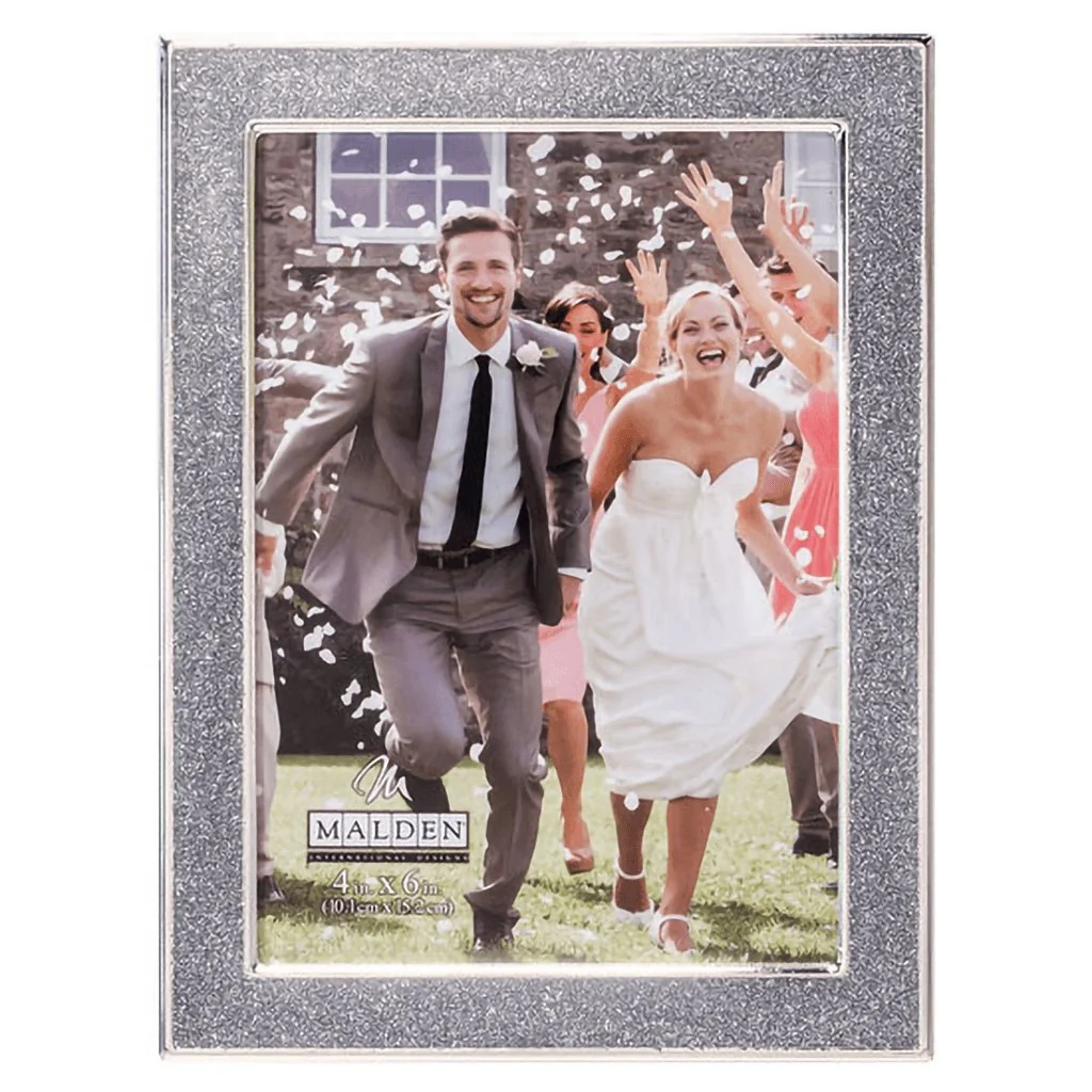Malden : Alexis-Glitter Metal  Photo Frame - 4x6 - Image 2