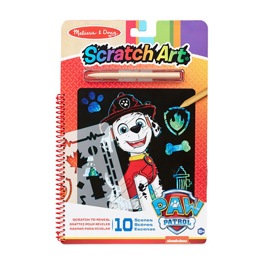 Melissa & Doug : PAW Patrol Scratch Art Pad - Marshall