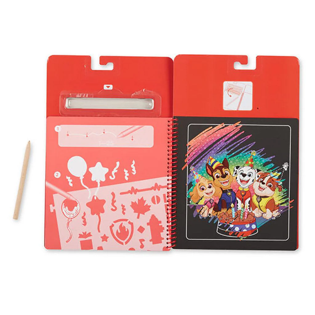 Melissa & Doug : PAW Patrol Scratch Art Pad - Marshall - Image 9