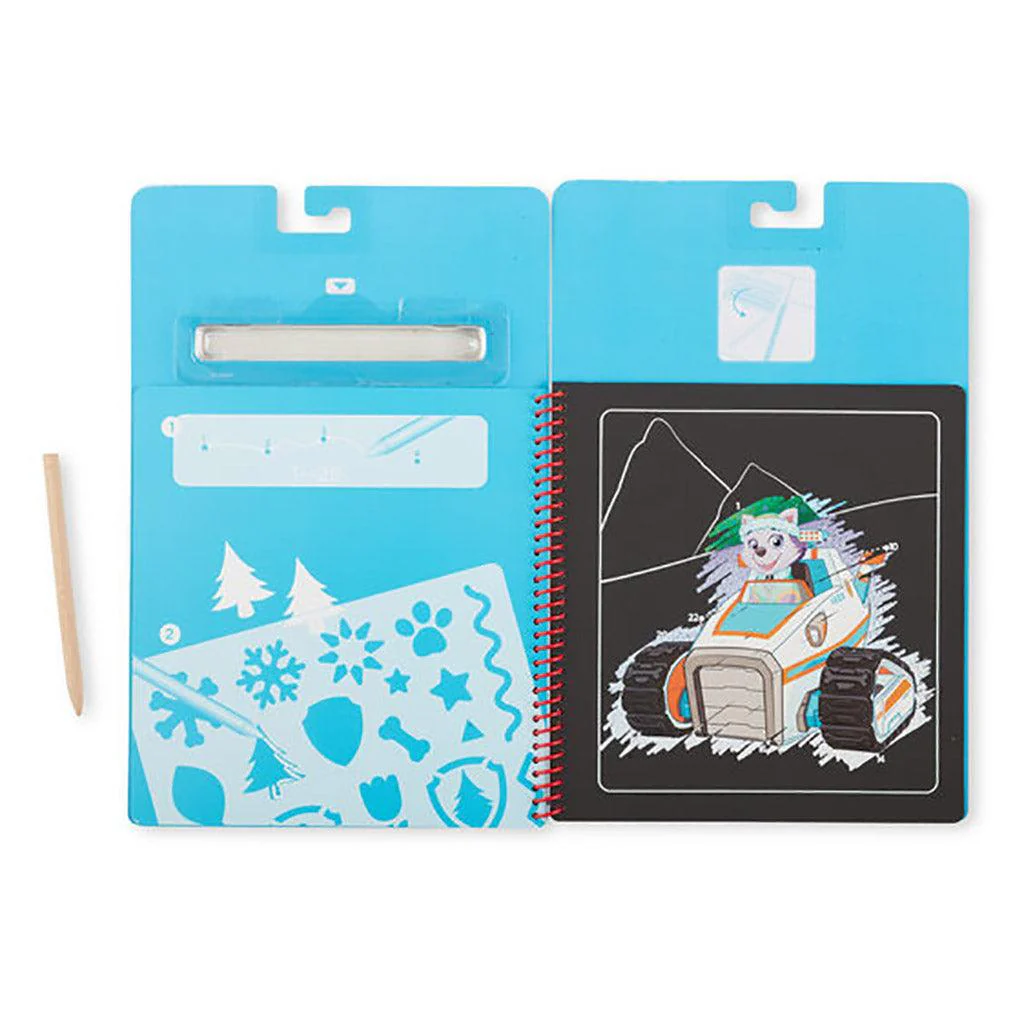 Melissa & Doug : PAW Patrol Scratch Art Pad - Skye - Image 9