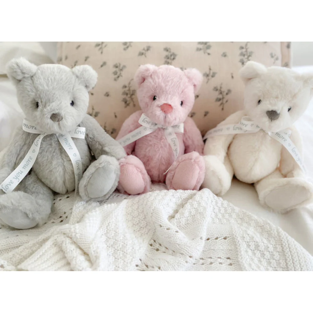 Mon Ami : Gray Love You Bear Plush - Image 3