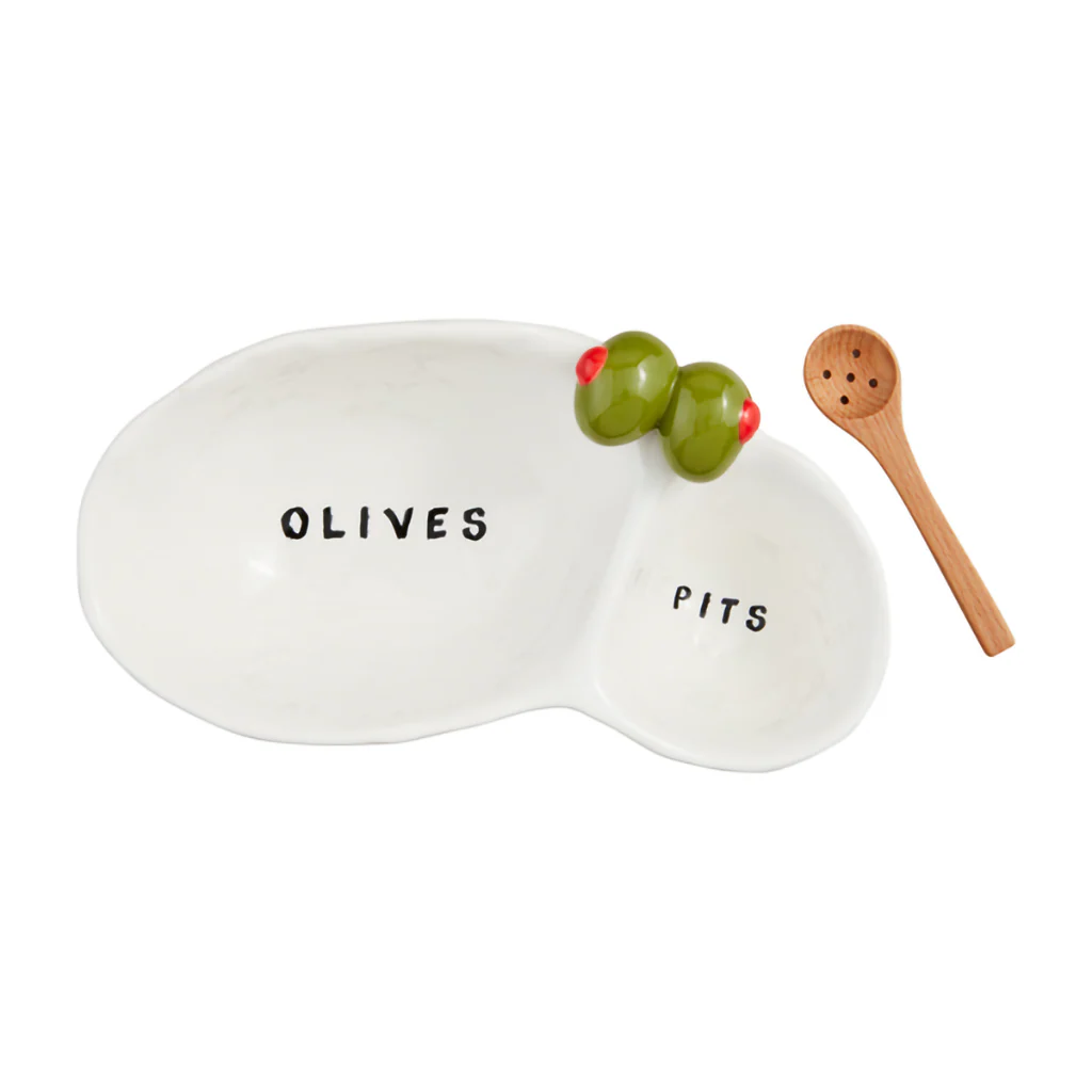 Mud Pie : Olive And Pit Dish Set