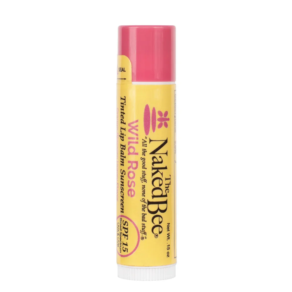 Naked Bee : Tinted Lip Balm Wild Rose