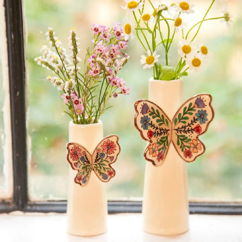 Natural Life : Butterfly Bud Vase - Image 2