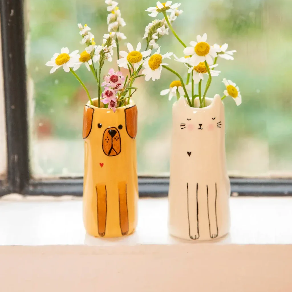 Natural Life : Dog Cutest Little Bud Vase - Image 2