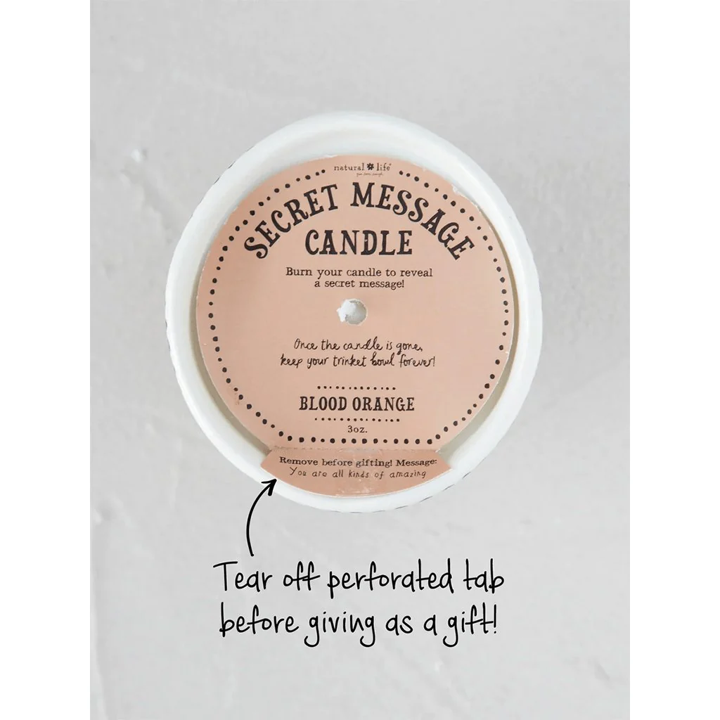 Natural Life : Secret Message Candle - Amazing - Image 5